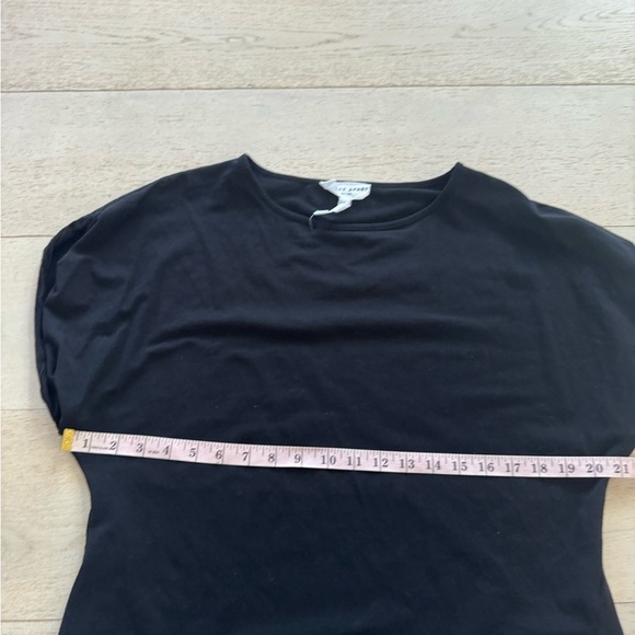 Apiece Apart Rolled Dolman Sleeves Minimalist Asymmetric Tunic Tee - 2X - Picture 8 of 12